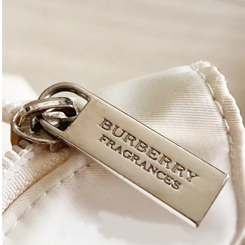 Vintage Burberry Fragrance Beige Duffle Tote Bag Novacheck Tag - Picture 8 of 12